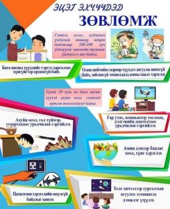 Эцэг, эхэд зориулсан зөвлөмж